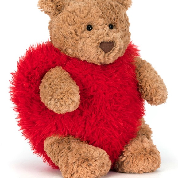 Jellycat Bartholomew Bear Heartthrob